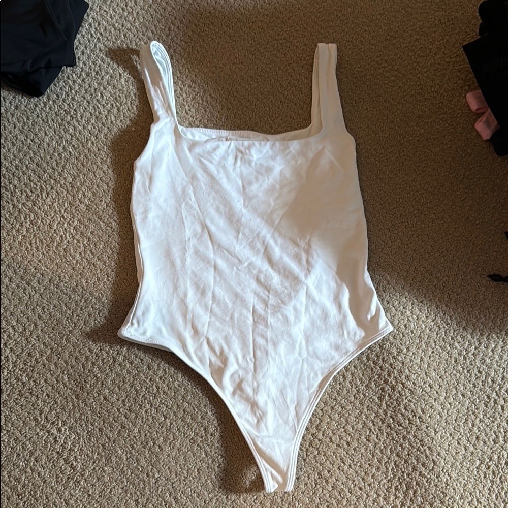 White Womens Bodysuit
